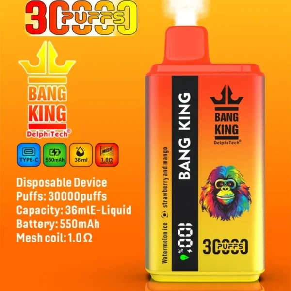 Bang king 30k Disposable Vape Wholesale